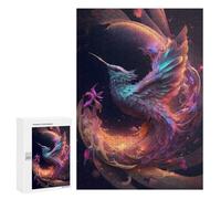 Jigsaw 300 PCS for Teenagerss Enchanted Hummingbird Flight Puzzles for Adults Relax Games Staycation Kill Time for Is Ideal As A Gift 300 PCS