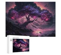 Jigsaw 300 PCS for Teenagerss Enchanted Twilight Forest Puzzle for Adults Anti-Stress Toys Difficult Hard for Is Ideal As A Gift 300 PCS