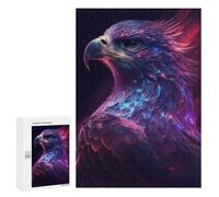 Jigsaw 300 PCS for Teenagerss Galaxy Eagle Hawk Bird Jigsaw Puzzle Family Games Pattern Assembly Unique Gifts for Birthday And Christmas 300 PCS