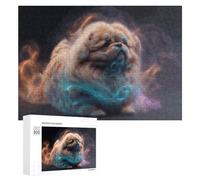 Jigsaw 300 PCS for Teenagerss Magical Canine Aura Jigsaw Relax Games Difficult Challenge Unique Gifts for Birthday And Christmas 300 PCS