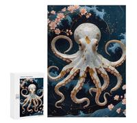 Jigsaw 300 PCS for Teenagerss Octopus Kintsugi Art Puzzles for Adults Relax Games Staycation Kill Time for Is Ideal As A Gift 300 PCS