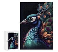 Jigsaw 300 PCS for Teenagerss Peacock Colorful Jigsaw Puzzle Family Games Pattern Assembly Unique Gifts for Birthday And Christmas 300 PCS