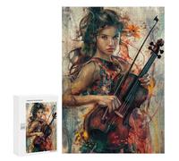 Jigsaw 300 PCS for Teenagerss Rhythmic Joy Puzzles for Adults Relax Games Staycation Kill Time for Is Ideal As A Gift 300 PCS