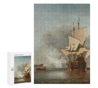 Jigsaw 300 PCS for Teenagerss Sailing Ship with Smoke Puzzles for Adults Relax Games Staycation Kill Time for Is Ideal As A Gift 300 PCS