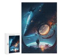 Jigsaw 300 PCS for Teenagerss Space Station Odyssey -8 Adult Jigsaw Hands-on Game Home Decoration Unique Gifts for Birthday And Christmas 300 PCS