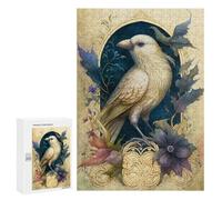 Jigsaw 300 PCS for Teenagerss The White Bird Jigsaw for Adults Toy Wall Decor Presents for Women Unique Gifts for Birthday And Christmas 300 PCS