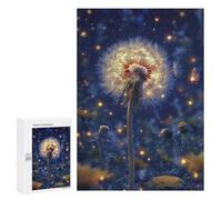 Jigsaw 300 PCS Glowing Dandelion Garden Puzzle For Teenagers Enhance Memory Train Your Brain And Hands Addictive Toys to Cultivate Patience 300 PCS