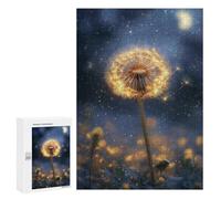 Jigsaw 300 PCS Magical Dandelion Night Sky -1 Puzzle For Teenagers Enhance Memory Train Your Brain And Hands Addictive Toys to Cultivate Patience 300 PCS
