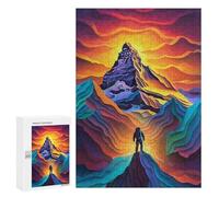 Jigsaw 300 PCS Mountain Summit Adventure -2 Puzzle For Teenagers Enhance Memory Train Your Brain And Hands Addictive Toys to Cultivate Patience 300 PCS