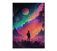 Jigsaw 38x26cm/1000pcs for Adults Space Explorer's Journey -6 Teenagers Puzzles Anti-Stress Toys Difficult Challenge Help The Brain Exercise 38x26cm/1000pcs