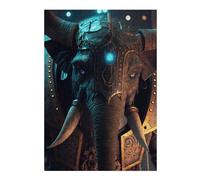 Jigsaw 38x26cm/1000pcs for Adults Steampunk Elephant Armor Teenagers Puzzles Anti-Stress Toys Difficult Challenge Help The Brain Exercise 38x26cm/1000pcs