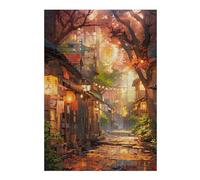 Jigsaw 38x26cm/1000pcs for Teenagerss Among The Trees Jigsaw Relax Games Difficult Challenge Unique Gifts for Birthday And Christmas 38x26cm/1000pcs