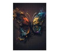 Jigsaw 38x26cm/1000pcs for Teenagerss Colorful Butterfly Artwork -2 Adult Puzzles Brain Teaser Game Stress Reliever Birthday And Unique Gifts 38x26cm/1000pcs