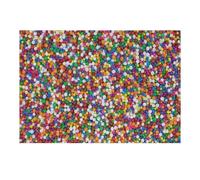 Jigsaw 38x26cm/1000pcs for Teenagerss Colorful Mini Beads Decorations Jigsaw Relax Games Difficult Challenge Unique Gifts for Birthday And Christmas 38x26cm/1000pcs