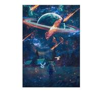 Jigsaw 38x26cm/1000pcs for Teenagerss Galactic Adventure Earth's Destruction Adult Jigsaw Puzzle DIY Toys But Fun And Humorous Difficult And Challenge 38x26cm/1000pcs