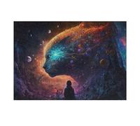 Jigsaw 38x26cm/1000pcs for Teenagerss Galactic Dreamscape A Cosmic Encounter Puzzles for Adults Relaxing Games Analysis And Logic Parent-child Interaction 38x26cm/1000pcs