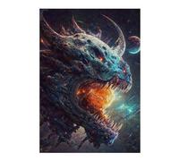 Jigsaw 38x26cm/1000pcs for Teenagerss Galactic Monster Devouring Planet Adult Puzzles Brain Teaser Game Stress Reliever Birthday And Unique Gifts 38x26cm/1000pcs