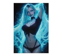 Jigsaw 38x26cm/1000pcs for Teenagerss Neon Enchantress Jigsaws for Adults Hands-on Game Precision Cutting Birthday And Unique Gifts 38x26cm/1000pcs