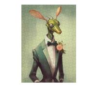 Jigsaw 38x26cm/1000pcs for Teenagerss Praying Mantis Mythic Jigsaws for Adults Hands-on Game Wall Decoration Parent-child Interaction 38x26cm/1000pcs