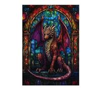 Jigsaw 38x26cm/1000pcs for Teenagerss Ruby Scalebreaker Dragon Puzzles for Adults Relaxing Games Analysis And Logic Parent-child Interaction 38x26cm/1000pcs
