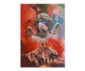 Jigsaw 38x26cm/1000pcs for Teenagerss Statue with Cosmic Eye on Mountain Peak Adult Puzzles Brain Teaser Game Stress Reliever Birthday And Unique Gifts 38x26cm/1000pcs
