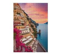 Jigsaw 38x26cm/1000pcs for Teenagerss Sunset Cliffside Paradise Jigsaw for Adults Brain Teaser Game Analysis And Logic for Is Ideal As A Gift 38x26cm/1000pcs
