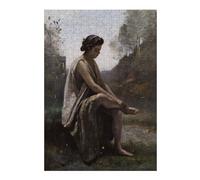 Jigsaw 38x26cm/1000pcs for Teenagerss The Wounded Eurydice Puzzles for Adults Relax Games Analysis And Logic Difficult And Challenge 38x26cm/1000pcs