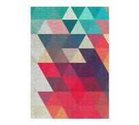 Jigsaw 38x26cm/1000pcs for Teenagerss Triangular Pattern VII Jigsaws for Adults Anti-Stress Toys Presents for Women for Is Ideal As A Gift 38x26cm/1000pcs