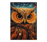 Jigsaw 38x26cm/1000pcs for Teenagerss Whispering Night Owl Jigsaw for Adults Brain Teaser Game Analysis And Logic for Is Ideal As A Gift 38x26cm/1000pcs