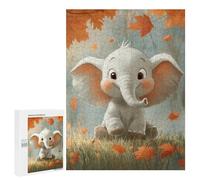 Jigsaw 500 PCS Autumn Elephant Adventure -1 Puzzle For Teenagers Enhance Memory Train Your Brain And Hands Addictive Toys to Cultivate Patience 500 PCS