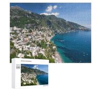 Jigsaw 500 PCS for Adults Amalfi Coast Italy Sea Puzzle for Adults Relaxing Games Analysis And Logic Stress Reduction Gifts 500 PCS