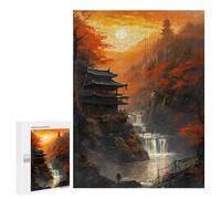 Jigsaw 500 PCS for Adults Amazing Sunset The River Adult Jigsaw Puzzle Fun Games Analysis And Logic Unique Birthday And Gifts 500 PCS