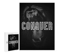 Jigsaw 500 PCS for Adults Conquer Jigsaw Puzzle Brain Teaser Game Difficult Hard Deal As Gifts for The Whole Family 500 PCS