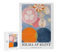 Jigsaw 500 PCS for Adults Hilma Af Klint The Ten Largest No.2 Jigsaw Puzzle Brain Teaser Game Difficult Hard Deal As Gifts for The Whole Family 500 PCS