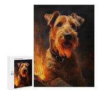 Jigsaw 500 PCS for Adults Irish Terrier Portrait Puzzle for Adults Relaxing Games Analysis And Logic Stress Reduction Gifts 500 PCS