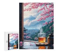 Jigsaw 500 PCS for Adults Japanese Rainy Landscape Adult Jigsaw Puzzle Fun Games Analysis And Logic Unique Birthday And Gifts 500 PCS