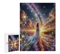 Jigsaw 500 PCS for Adults Magic of The Sky Jigsaw Puzzle Brain Teaser Game Difficult Hard Deal As Gifts for The Whole Family 500 PCS