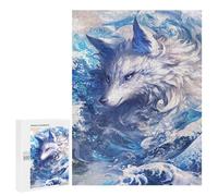 `jigsaw 500 PCS for Adults Oceanic Wolf Majesty -1 Jigsaws for Adults Puzzle Stress Reliever Challenging To Complete Stress Reduction Gifts 500 PCS