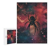 Jigsaw 500 PCS for Adults Spider Silhouette Galaxy Adult Jigsaw Puzzle Fun Games Analysis And Logic Unique Birthday And Gifts 500 PCS