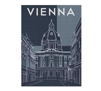 Jigsaw 500 PCS for Adults Vienna Cityscape Puzzles for Adults Brain Teaser Game Perfect Decoration Help The Brain Exercise 500 PCS