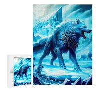 Jigsaw 500 PCS for Adults Wolf Puzzle for Adults Relaxing Games Analysis And Logic Stress Reduction Gifts 500 PCS