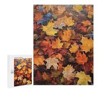 Jigsaw 500 PCS for Teenagers Autumn Leaves Falling Puzzle For Teenagers Difficult Hard Fun Activities at Home Addictive Toys to Cultivate Patience 500 PCS