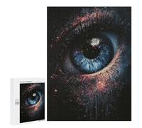 Jigsaw 500 PCS for Teenagers Cosmic Eye Painting Artwork-2 Puzzle For Teenagers Difficult Hard Fun Activities at Home Addictive Toys to Cultivate Patience 500 PCS