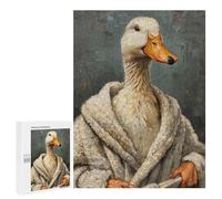 Jigsaw 500 PCS for Teenagers Duck in Elegant Robe Painting Puzzles for Teenagers Improve Memory for Birthday, Chrismas Christmas Birthday Gifts 500 PCS