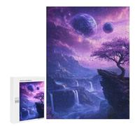 Jigsaw 500 PCS for Teenagers Fantasy Galaxy Landscape -1 Puzzles for Teenagers Analysis And Logic Train Your Brain And Hands Unique Challenge Game 500 PCS