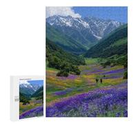Jigsaw 500 PCS for Teenagers Mountain Valley Hiking Adventure Puzzles for Teenagers Analysis And Logic Train Your Brain And Hands Unique Challenge Game 500 PCS