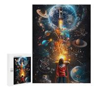 Jigsaw 500 PCS for Teenagers Space Exploration Dreams Puzzle For Teenagers Difficult Hard Fun Activities at Home Addictive Toys to Cultivate Patience 500 PCS