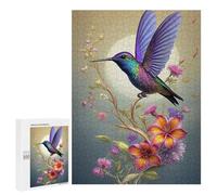 Jigsaw 500 PCS for Teenagerss A VioletTailed Sylph Adult Jigsaw Hands-on Game Home Decoration Unique Gifts for Birthday And Christmas 500 PCS