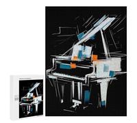 Jigsaw 500 PCS for Teenagerss Abstract Piano Jigsaw for Adults Toy Wall Decor Presents for Women Unique Gifts for Birthday And Christmas 500 PCS