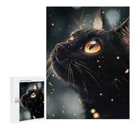Jigsaw 500 PCS for Teenagerss Bombay Cat Under Twilight Sparks Adult Jigsaw Hands-on Game Home Decoration Unique Gifts for Birthday And Christmas 500 PCS